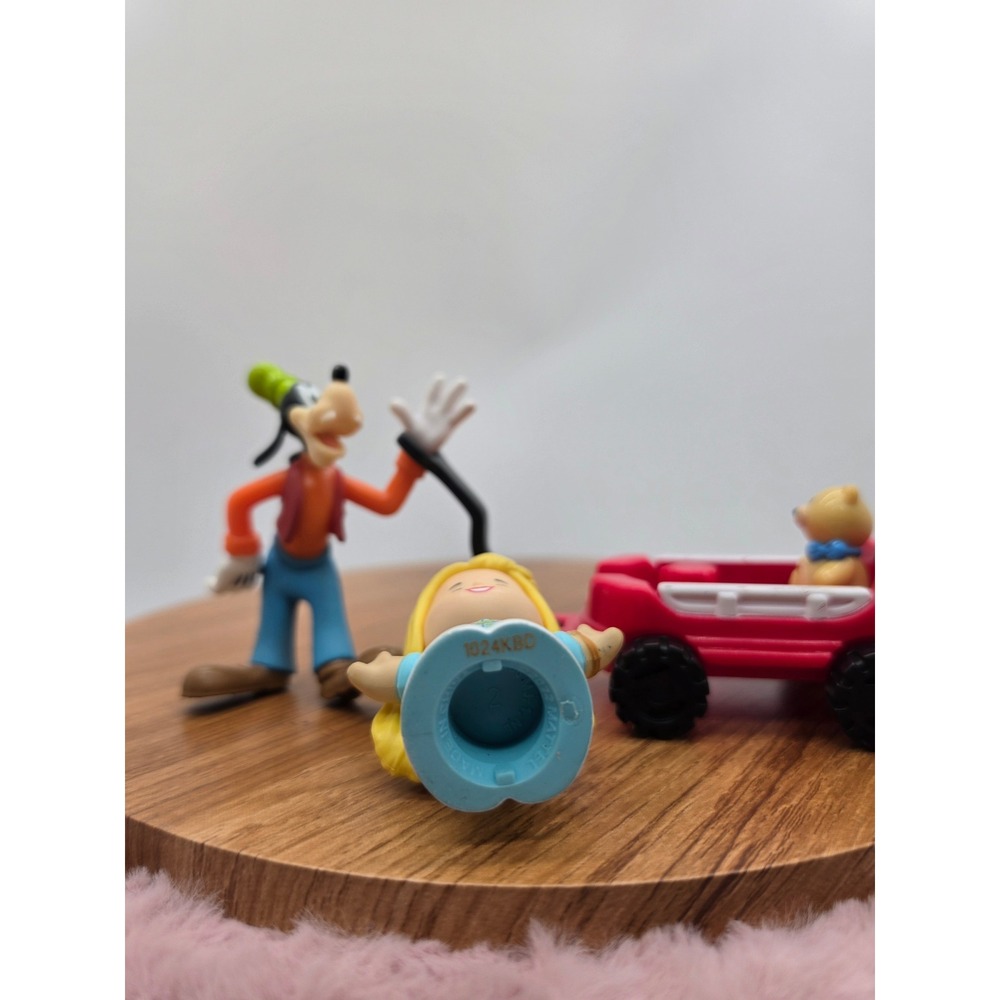 Fisher Price Little People Barbie Figures Vintage Red Pull Wagon 2000s Toy Lot - Picture 10 of 16